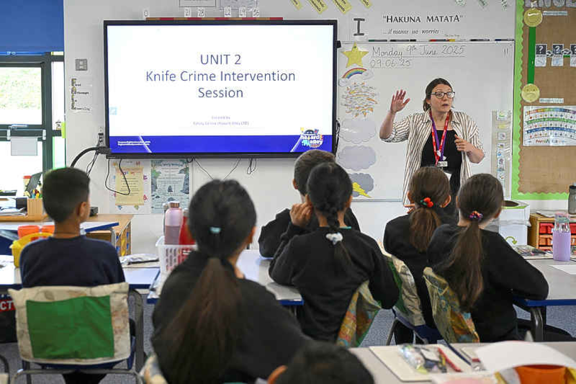 Britain tries to tackle youth knife crime crisis